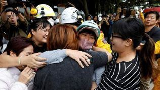 Survivors of Taiwan’s historic quake recall harrowing moments of tremors, being trapped under rocks