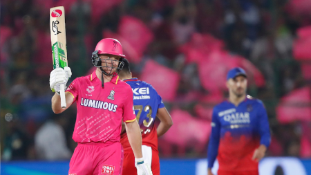 Jos Buttler scores sixth hundred in 100th IPL match for RR vs RCB