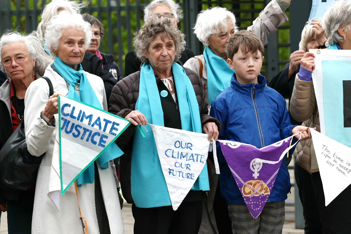 Top European court hands Swiss women victory in landmark climate ruling