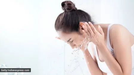 This is how many times you should wash your face, depending on your skin type