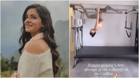 Pilates girl Ananya Panday’s ‘first attempt of the walkover’ will leave you motivated