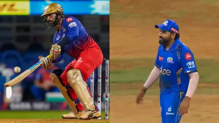 ‘Dimag mein chal raha hai iske World Cup’: Watch Rohit Sharma’s friendly sledge to Dinesh Karthik