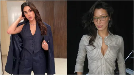 Can’t decide what to wear to work? Take notes from Janhvi Kapoor and Bella Hadid to ace the ‘Office Siren’ trend