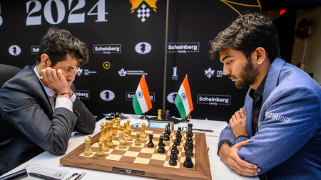 Candidates Chess 2024 standings after Round 8: Gukesh on top after defeating Vidit Gujrathi in provisional ranks