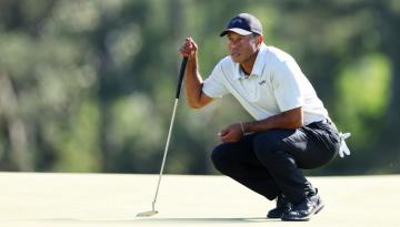 Golf: Tiger Woods cards worst Masters round of career with 10-over-par on day three at Augusta