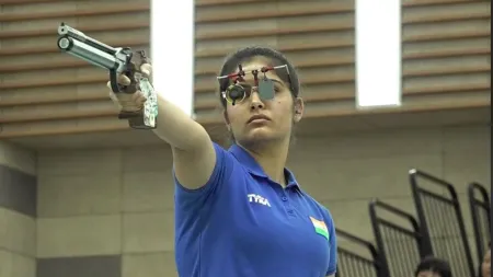 Manu Bhaker: From almost giving up shooting to near-perfect score in Olympic selection trial