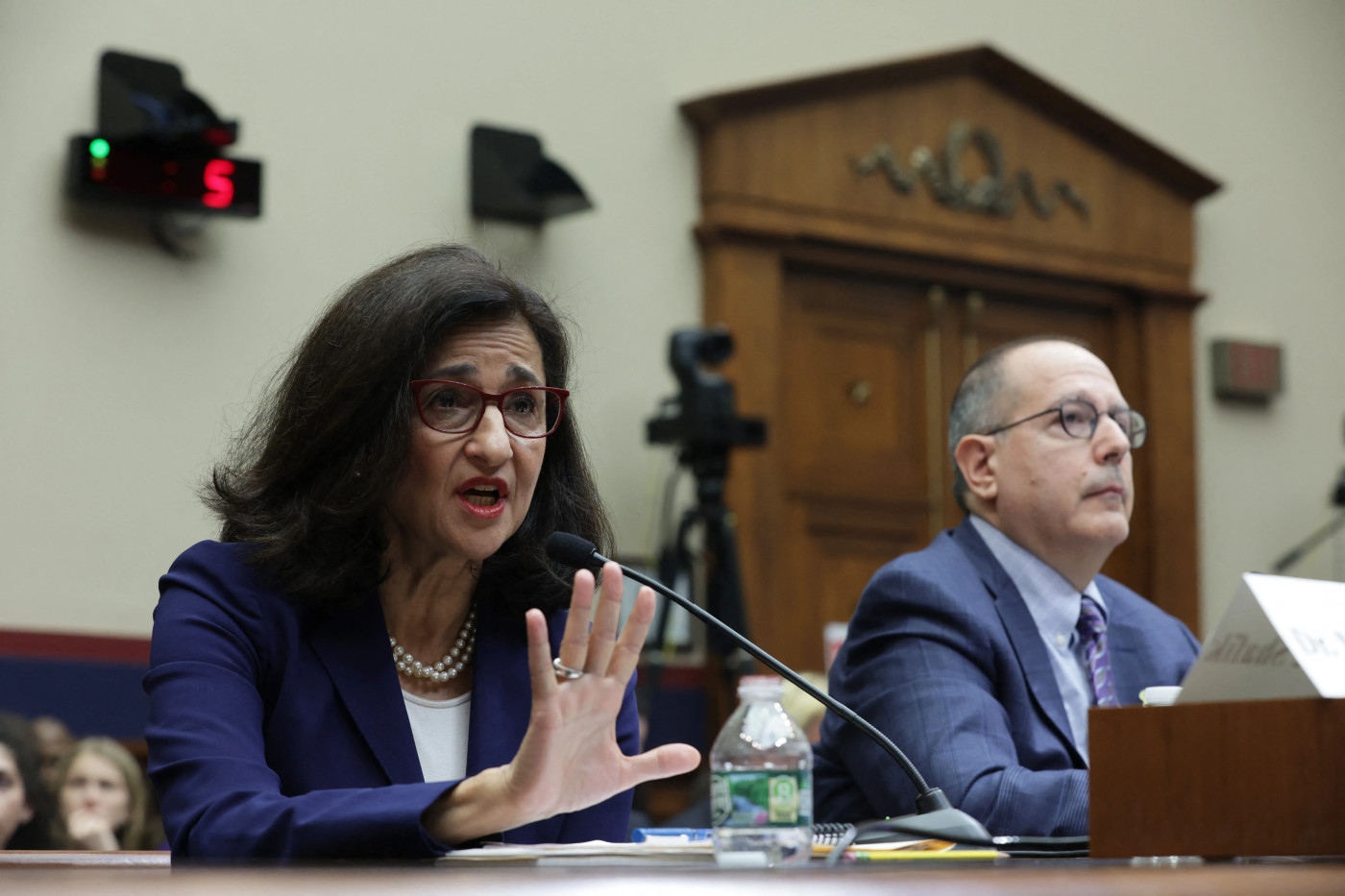 Columbia University’s Shafik rebuked over Gaza crackdown but avoids censure