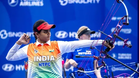 Jyothi Vennam becomes third women archer to win hat-trick of gold medals in a World Cup