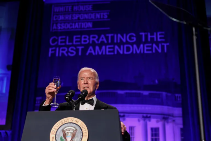 ‘Shame on you’: Pro-Palestine protest at White House correspondents’ dinner