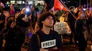 Protests greet Biden at annual White House correspondents’ dinner