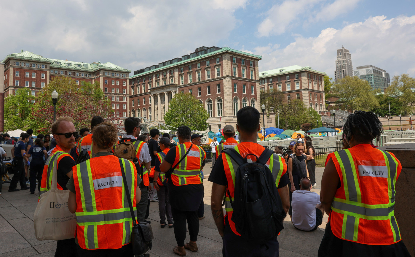 Columbia University threatens suspension over pro-Palestinian protests