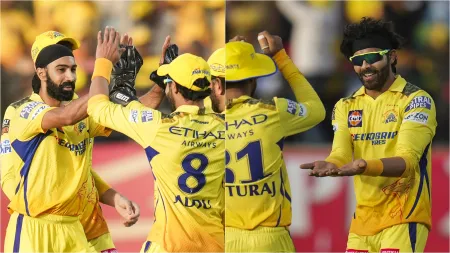 Punjab Kings’ falter once again as Jadeja, Simarjeet take Chennai to victory