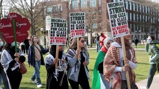 Pro-Palestinian protests briefly disrupt University of Michigan graduation