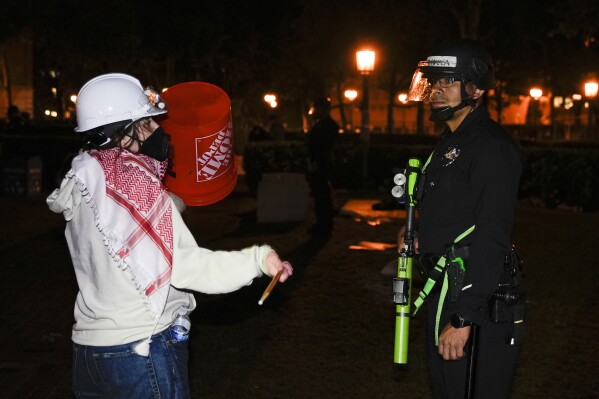 Pro-Palestinian protesters at USC comply with school order to leave their encampment