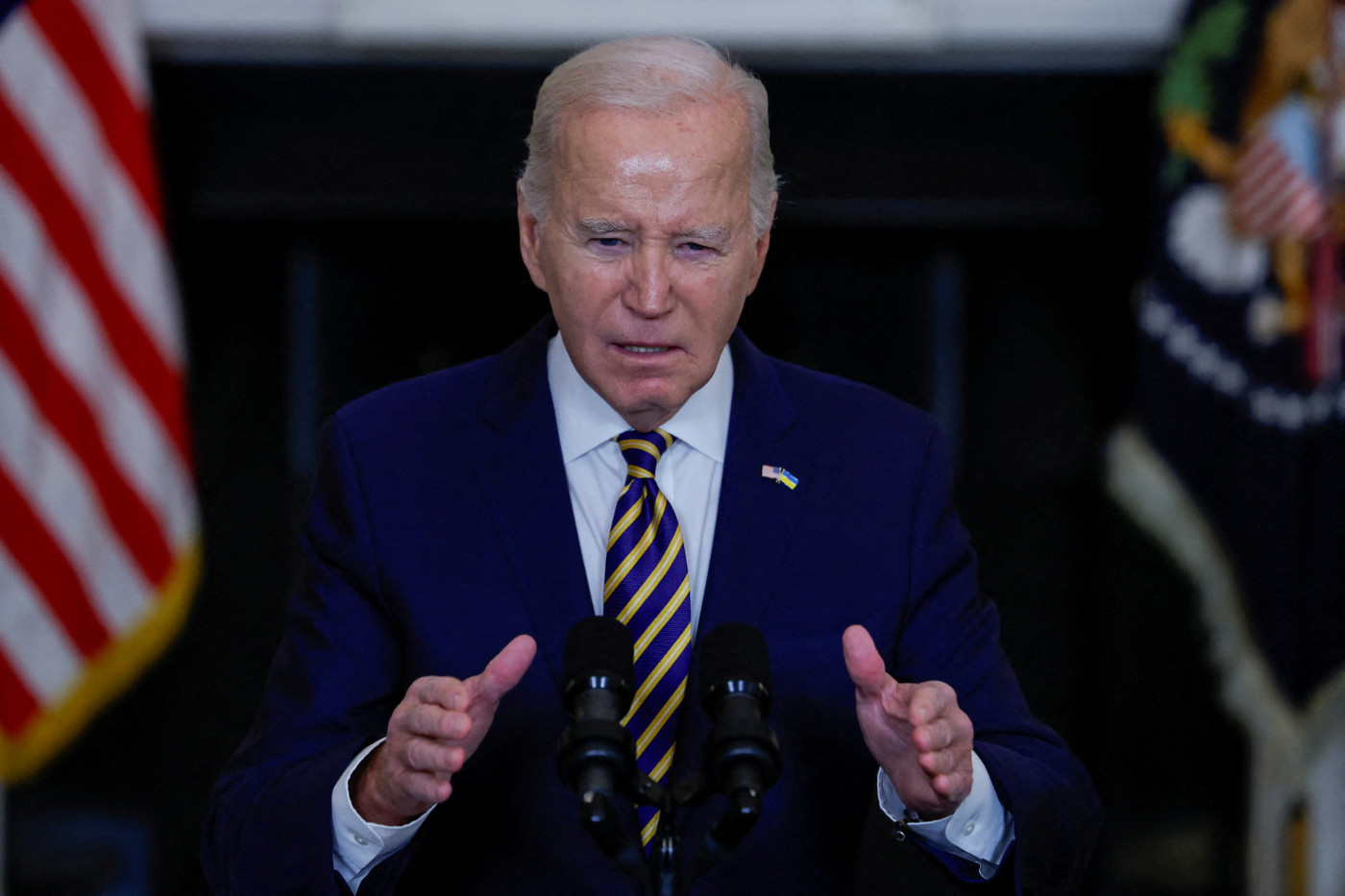 What did Biden say about US arms transfers to Israel and what does it mean?