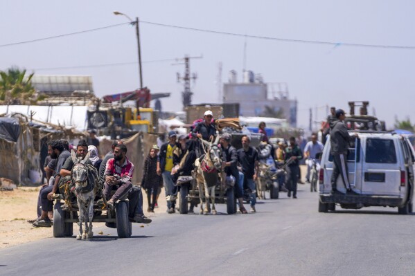 Israel orders new evacuations in Gaza’s last refuge of Rafah as it expands military offensive