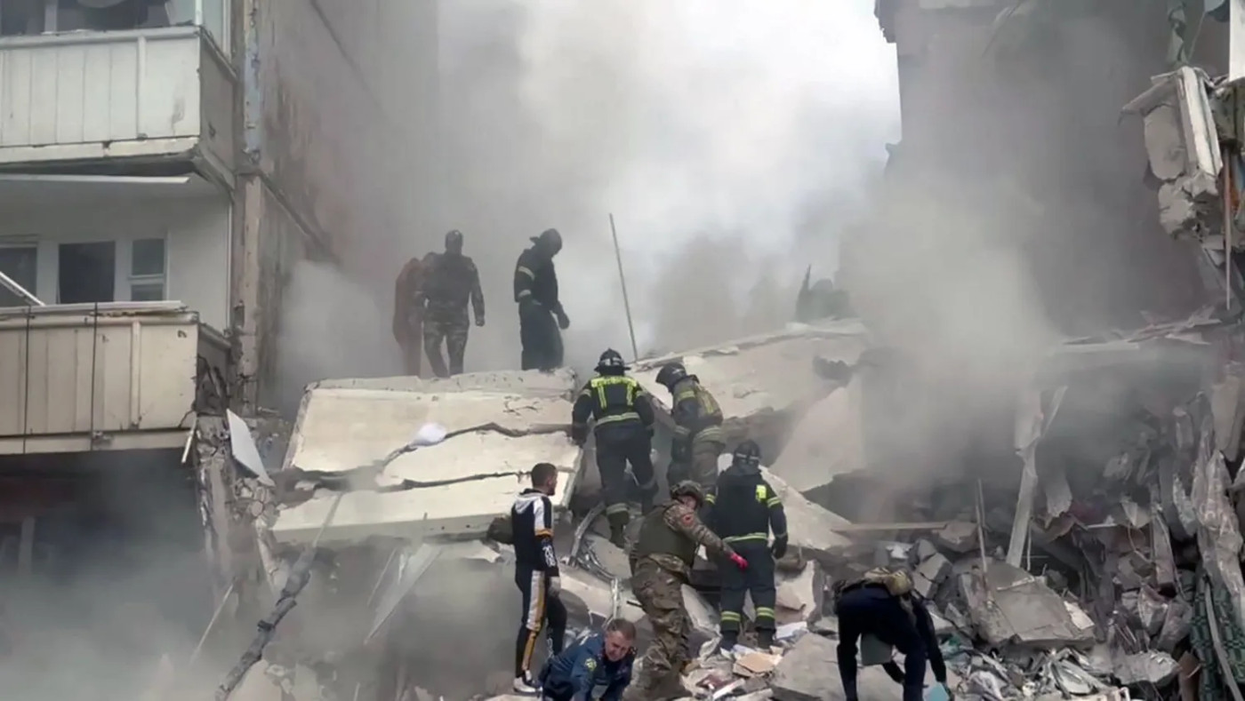 At least 6 killed in Belgorod building collapse, Russia says