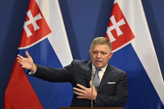 Robert Fico, Slovakia’s populist prime minister, returned to power on a pro-Russian platform