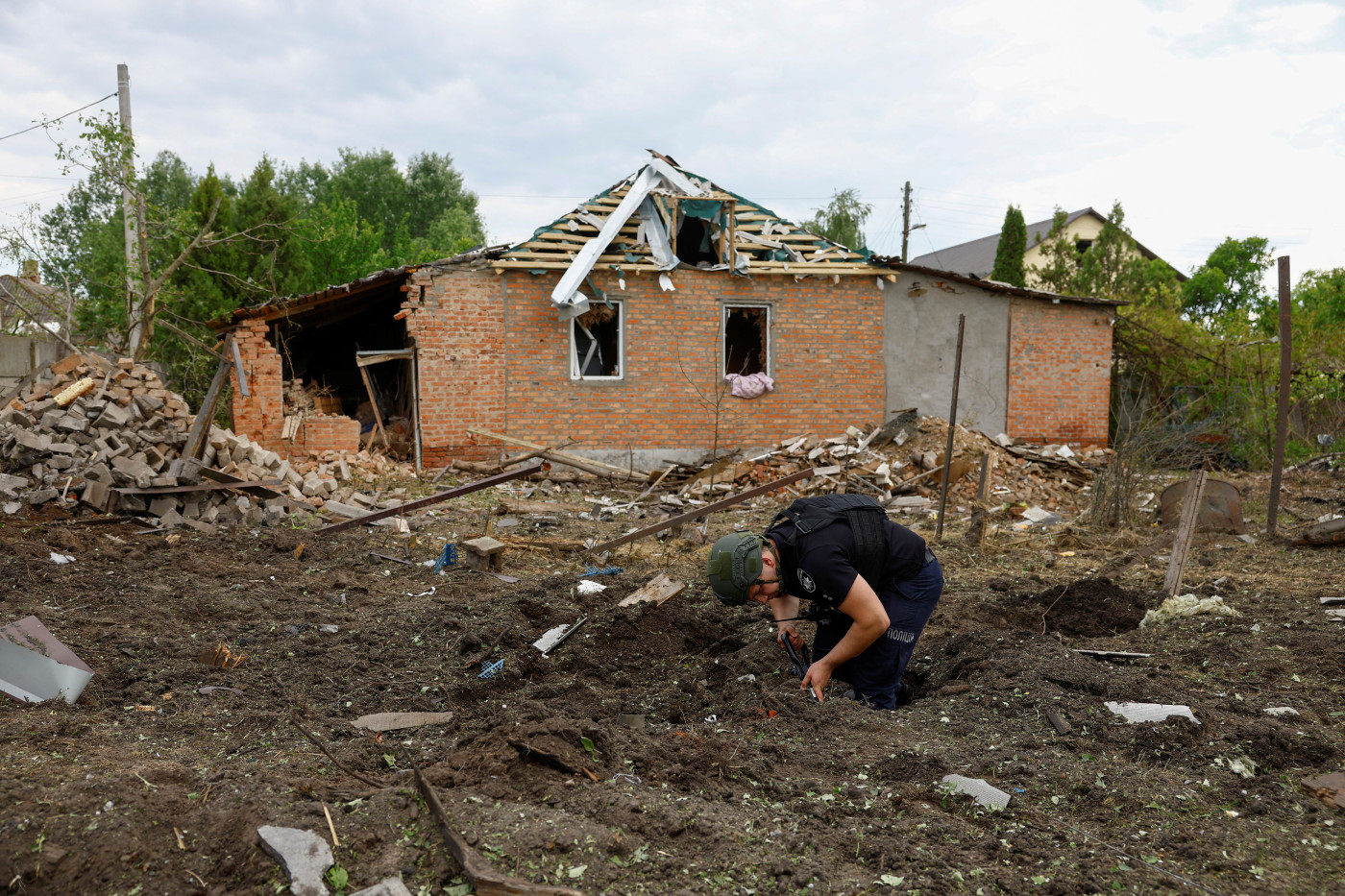 Russian attacks on Ukraine’s Kharkiv region kill at least 11 people