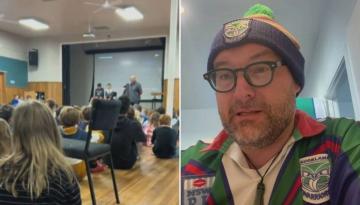 NRL: School principal Mark Harrop connects with Ngahinapouri students over NZ Warriors upset win over Penrith Panthers