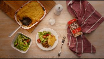 A kiwi classic gets even better, Shepherd's Pie with Rich Beef Flavour