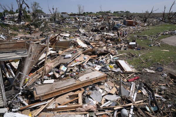 More bad weather could hit Iowa where 3 powerful tornadoes caused millions in damage
         AUDIO: Tornadoes killed 5 and injured dozens in Iowa. Here’s what they found after the storm