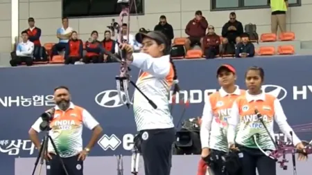 Archery World Cup: Indian compound women’s archery team clinch gold