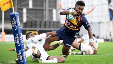 Super Rugby Pacific: Highlanders cement playoffs spot with one-sided win over Fijian Drua