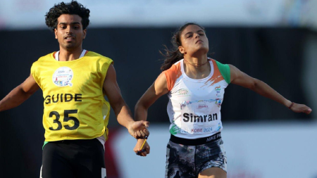 Despite vision impairment, poor walking posture, Simran Sharma becomes Para World champion in 200m T12 category