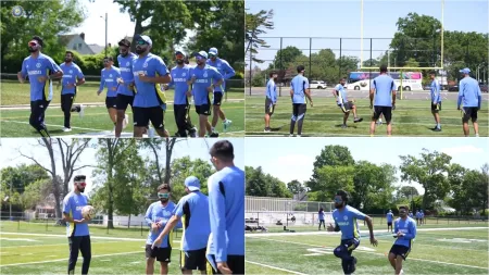 Team India takes part in first training session in USA ahead of the T20 World Cup