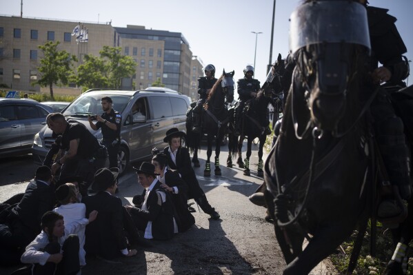 Ultra-Orthodox protesters block Jerusalem roads ahead of Israeli court decision on draft exemptions