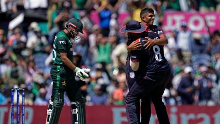 T20 World Cup: Saurabh Netravalkar’s composed Super Over helps USA beat Pakistan by 5 runs