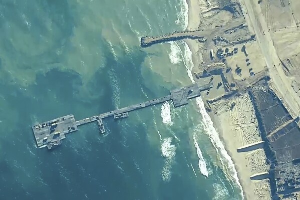 US-built pier in Gaza is reconnected after repairs, and aid will flow soon, US Central Command says