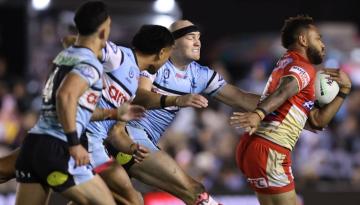 NRL: Dolphins fullback Hamiso Tabuai-Fidow sparks spectacular win over Cronulla Sharks with length-of-field try