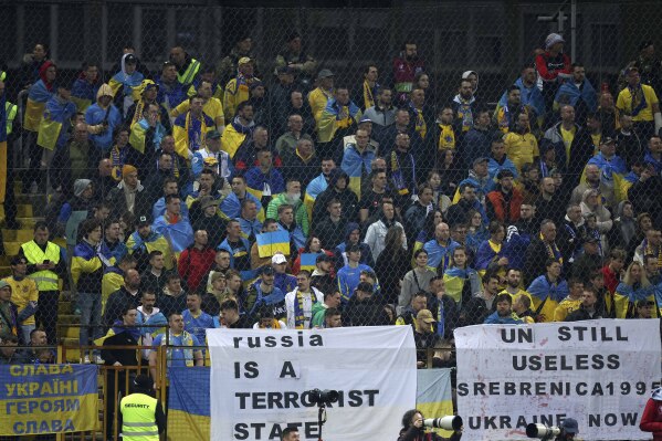 War in Ukraine will make it hard for UEFA to keep political messages out of stadiums at Euro 2024