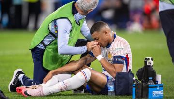 Football: Kylian Mbappe suffers suspected broken nose in Euro Champs opener against Austria