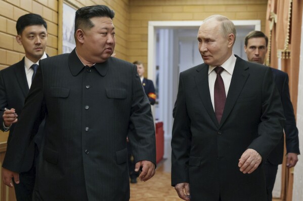 Kim and Putin meet in Pyongyang as worries are raised about North Korea’s and Russia’s military ties