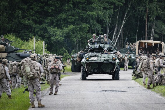 Thousands of NATO troops join drills in the strategically sensitive Baltic Sea region