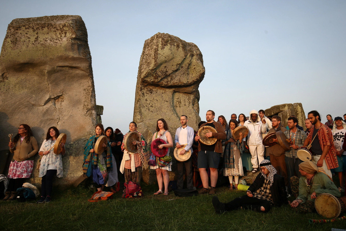 Climate activists arrested after spray painting UK’s Stonehenge monument