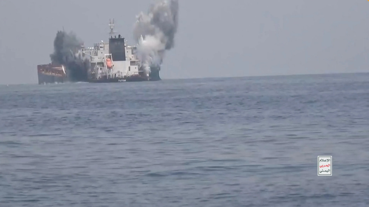 Houthis claim attack on ship that docked in Israel