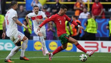 Football: Portugal coast into knockout stage of European Championship with demolition of Turkey