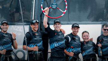 SailGP: New Zealand triumph in New York to book place in Grand Final