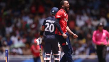 T20 World Cup: Chris Jordan hat-trick highlights dominant England win over USA