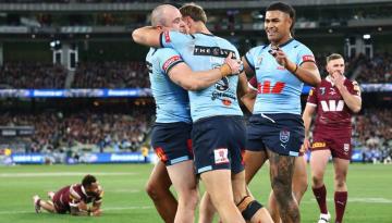 Rugby league: New South Wales level State of Origin series with ill-tempered win over Queensland