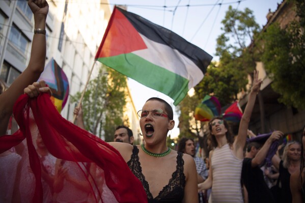 As LGBTQ+ Pride’s crescendo approaches, tensions over war in Gaza expose rifts