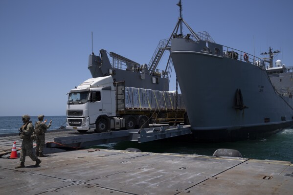 US removes Gaza aid pier due to weather and may not put it back, officials say