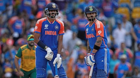 IND vs SA: India make 176/6, record highest team score in T20 World Cup final against South Africa