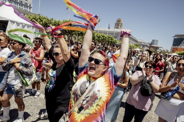 Parties and protests mark the culmination of LGBTQ+ Pride month in NYC, San Francisco and beyond