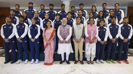 ‘We are hoping to host the Olympics in 2036’: PM Modi asks athletes to share inputs from their Paris Olympics