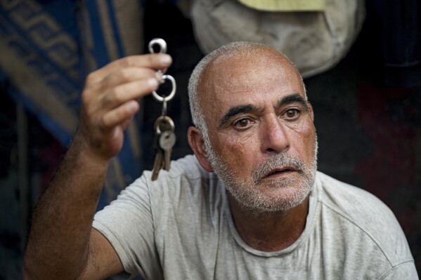 House keys carry symbolic weight for Gaza families repeatedly displaced by war